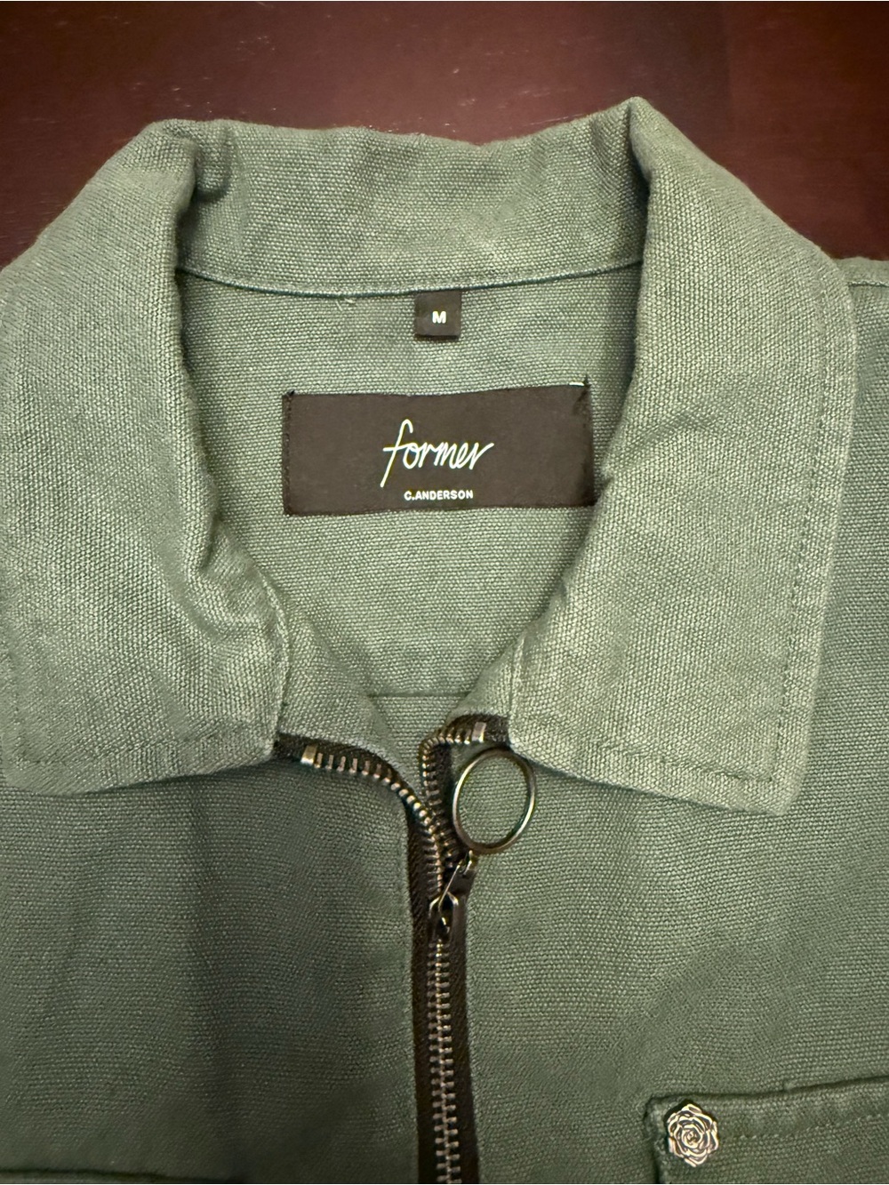 FORMER ANDERSON CAGE JACKET - WASHED GREEN